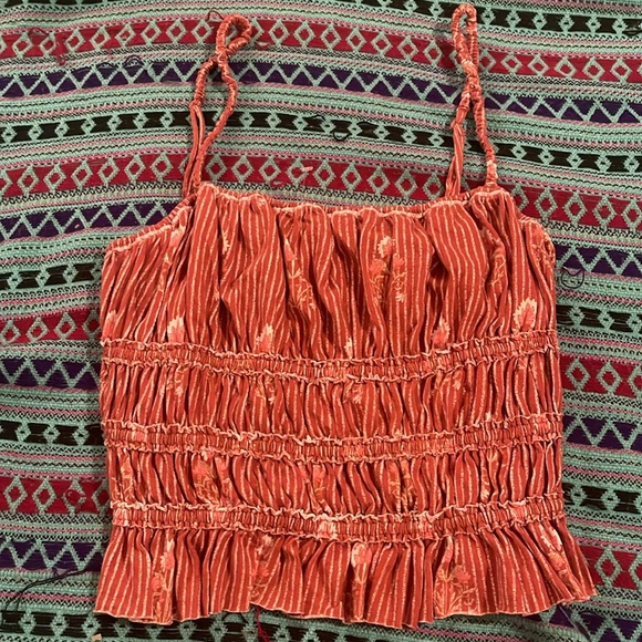 NWOT 💞 WE THE FREE  Dolce Vita  Strappy Roughed tank top boho dreams Tank 🌙☀️ - Picture 4 of 9